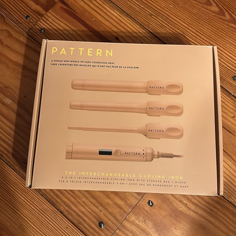 Pattern Interchangeable Curling Iron 3-in-1